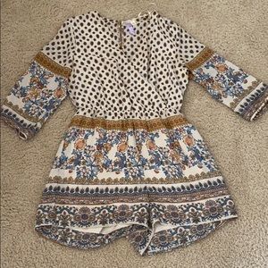 Cute floral romper